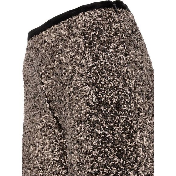 F IT Women's Sequin Flare Pants Women BLACK - Picture 4 of 4